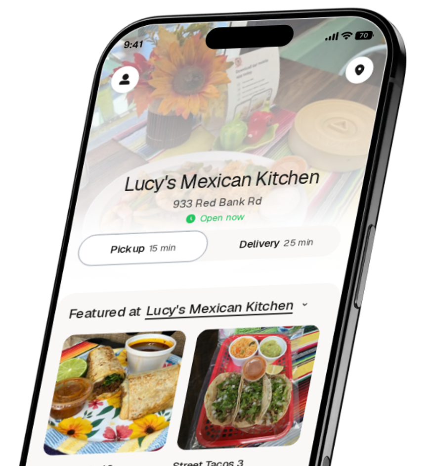 Lucy's Mexican Kitchen app preview